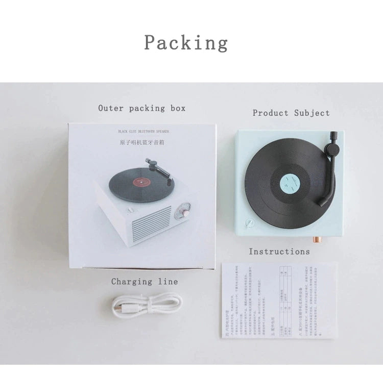 Vinyl Days - Portable Retro Classic Bluetooth Speaker